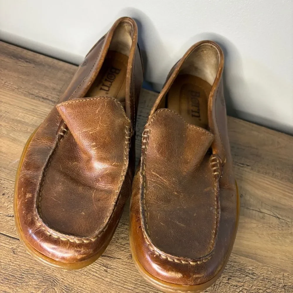 Born brown leather